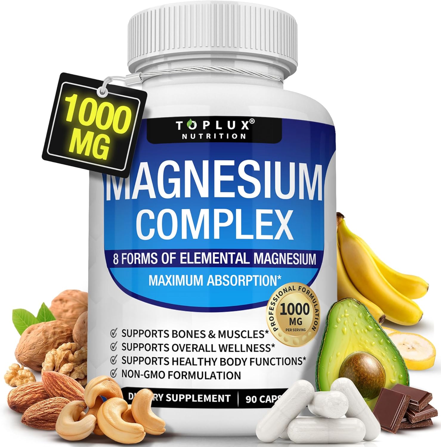 Complejo de Magnesio Premium – Apoyo para el Sueño y Relajación ✅