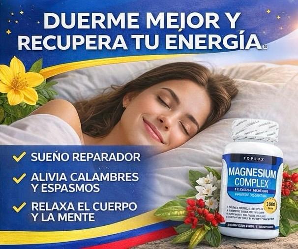 Complejo de Magnesio Premium – Apoyo para el Sueño y Relajación ✅